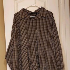 Stain Shield Wrinkle Free Button Up Dress Shirt